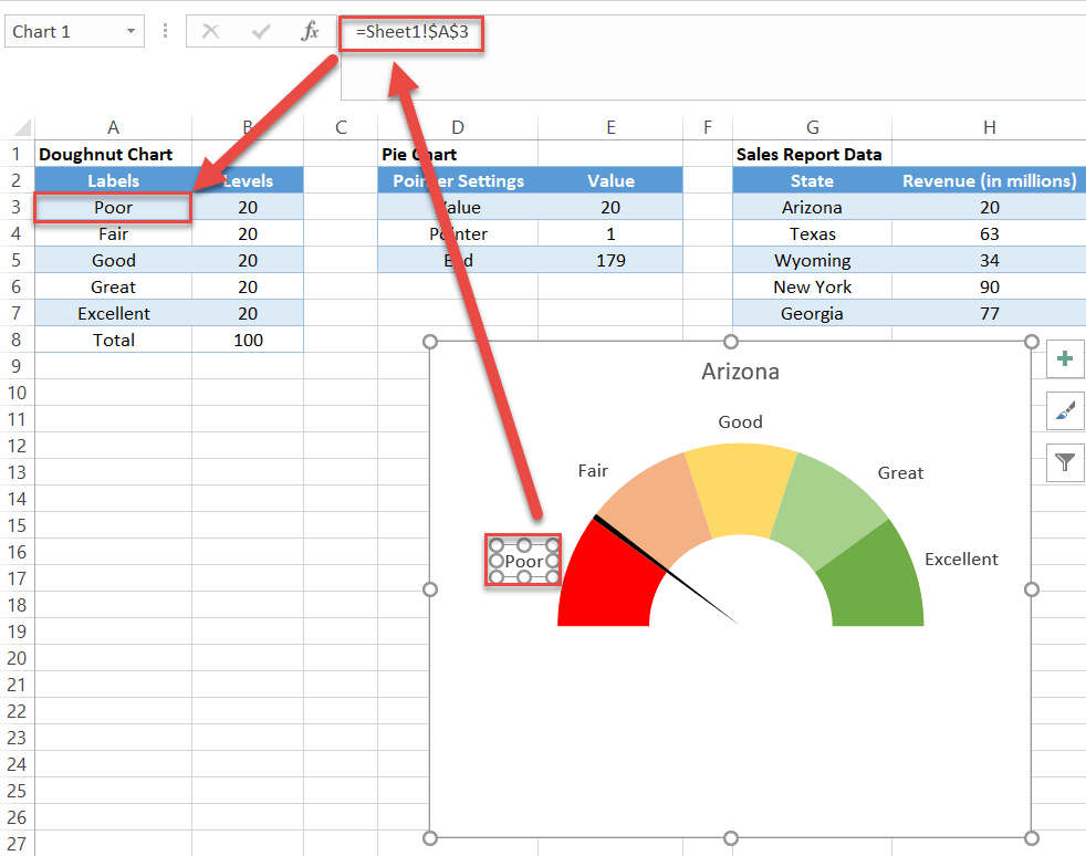 insert a starburst chart in excel 2016 for mac
